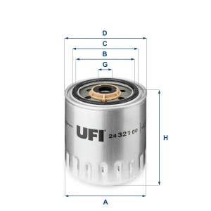 Топливный фильтр 24.321.00 UFI