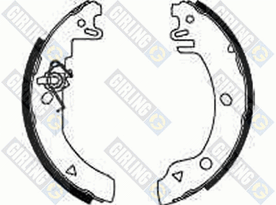 Комплект тормозных колодок 5182803 GIRLING