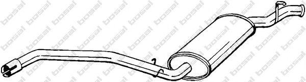 Глушитель выхлопных газов конечный 280065 BOSAL