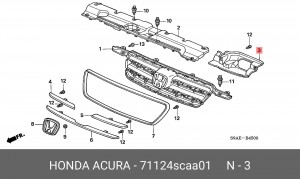 Деталь 71124SCAA01 HONDA