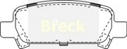 Комплект тормозных колодок, диско 2357200C BRECK
