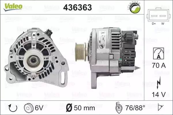 Генератор 436363 VALEO PHC