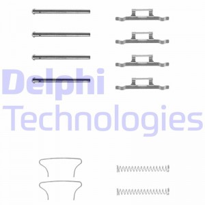 Комплектующие, колодки дискового тормоза LX0025 DELPHI