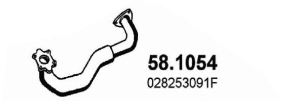 Выпускной трубопровод 581054 ASSO