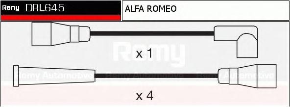 Ккомплект проводов зажигания DRL645 DELCO REMY