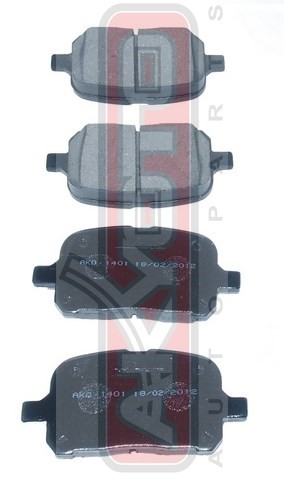 Колодки тормозные дисковые AKD-1401 AKYOTO