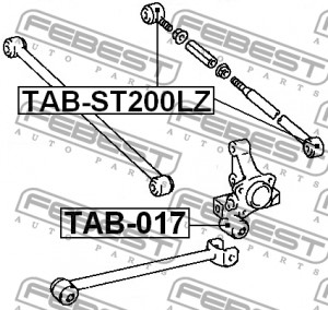 Сайлентблок TAB-ST200LZ FEBEST