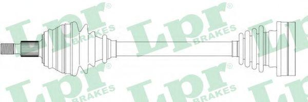 Приводной вал DS51014 LPR