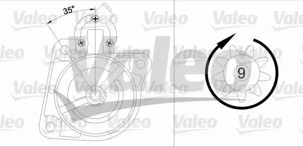 Стартер 436045 VALEO PHC