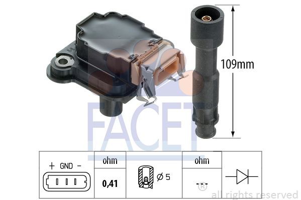 Ремкомплект, распределитель зажигания HT0793 FACET