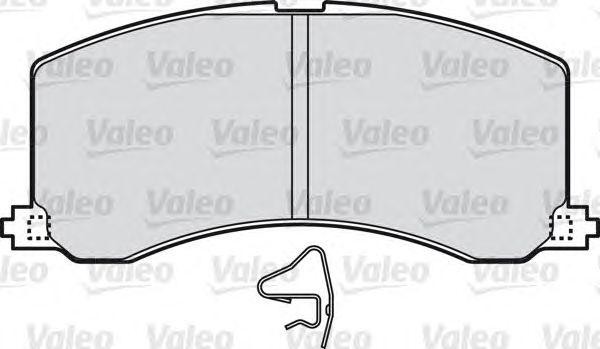 Комплект тормозных колодок, диско 598830 VALEO PHC