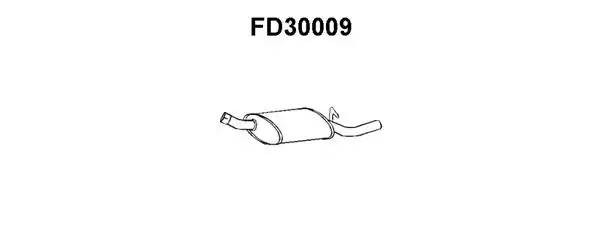 Глушитель выхлопных газов конечный FD30009 VENEPORTE