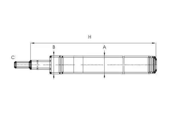 Амортизатор Z 8636 SCT