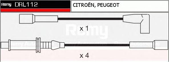 Ккомплект проводов зажигания DRL112 DELCO REMY