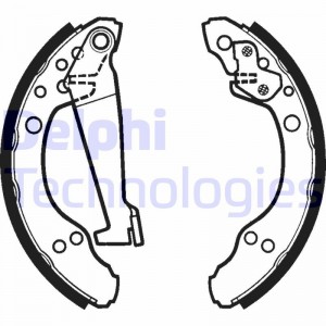 Комплект тормозных колодок LS1277 DELPHI