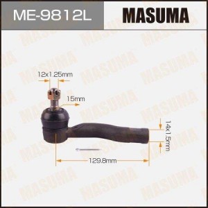 Наконечник рулевой тяги ME-9812L MASUMA