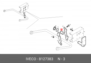 Подвеска, стабилизатор 8127383 IVECO