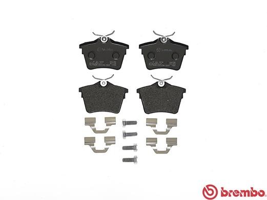 Комплект тормозных колодок, диско P61079 BREMBO