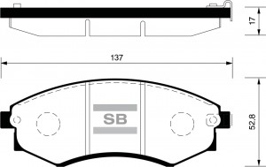 Колодки тормозные дисковые SP1048 SANGSIN