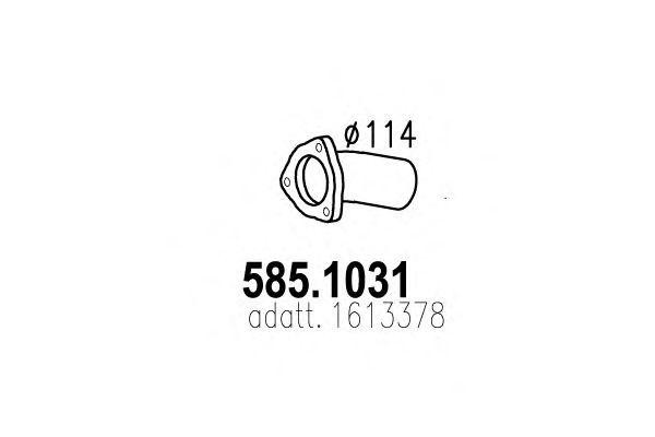 Выпускной трубопровод 5851031 ASSO