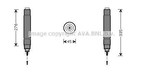 Радиатор кондиционера CND204 AVA