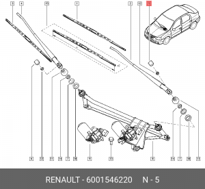 Деталь 6001546220 RENAULT