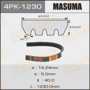 Ремень приводной 4PK-1230 MASUMA