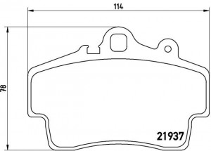 Комплект тормозных колодок, диско P65007 BREMBO