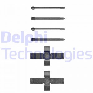 Комплектующие, колодки дискового тормоза LX0026 DELPHI