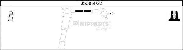Ккомплект проводов зажигания J5385022 H B JAKOPARTS NIPPARTS