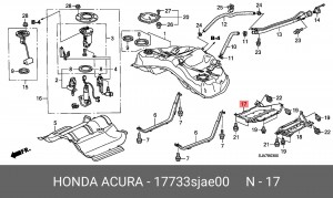 Деталь 17733SJAE00 HONDA