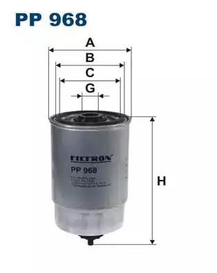 Фильтр топливный PP968 FILTRON
