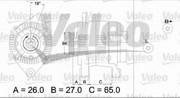 Генератор 437204 VALEO PHC