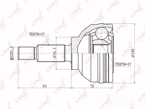 ШРУС CO-6317 LYNXAUTO