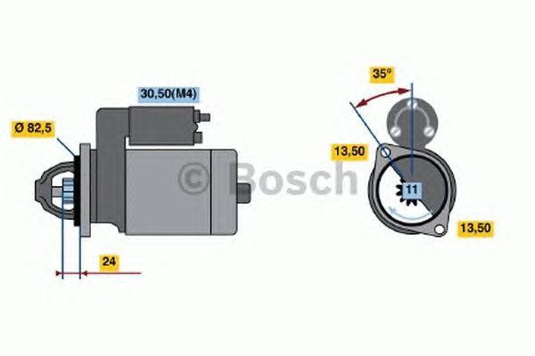 Стартер 0001363117 BOSCH