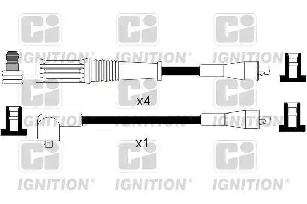 Ккомплект проводов зажигания XC837 QUINTON HAZELL