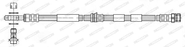 Тормозной шланг FHY2210 FERODO