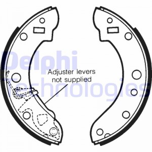 Комплект тормозных колодок LS1206 DELPHI