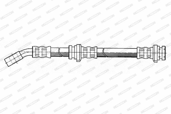 Тормозной шланг FHY2430 FERODO