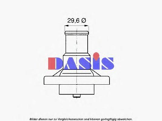 Термостат, охлаждающая жидкость 750398N AKS DASIS