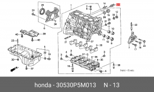 Датчик детонации 30530-P5M-013 HONDA