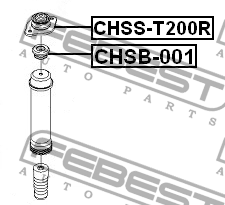Опора амортизатора подвески CHSS-T200R FEBEST