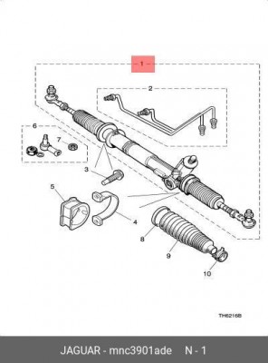 Рулевой механизм MNC3901ADE JAGUAR