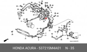 Деталь 53721SM4A01 HONDA