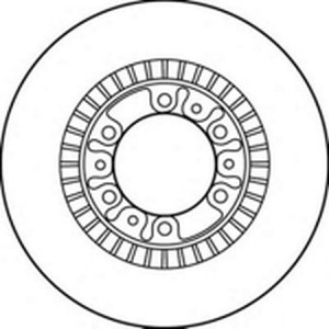 Тормозной диск 562203B BENDIX JURID