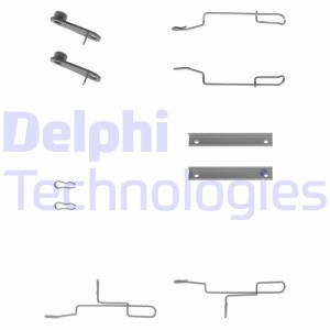 Комплектующие, колодки дискового тормоза LX0168 DELPHI
