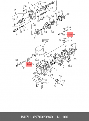 Патрубок, 8-97032-394-0 ISUZU