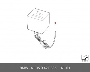 Деталь 61 35 0 421 886 BMW