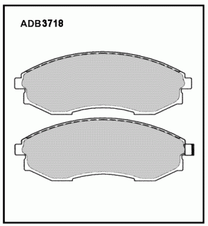 Колодки тормозные дисковые ADB3718 ALLIED NIPPON