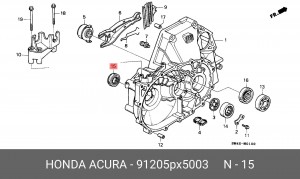Сальник КПП 91205PX5003 HONDA